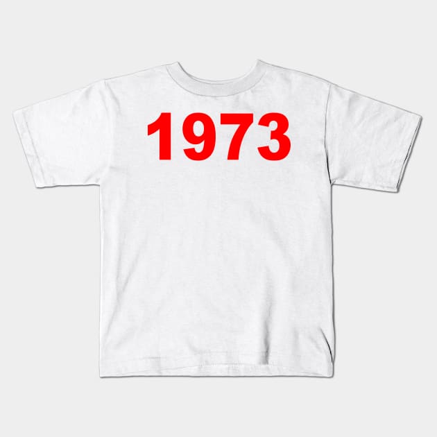 1973 Red Kids T-Shirt by Vladimir Zevenckih